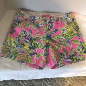 Lilly Pulitzer shorts, Size 0,  5 inch inseam